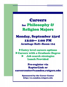 Careers for Philosophy and Religion majors